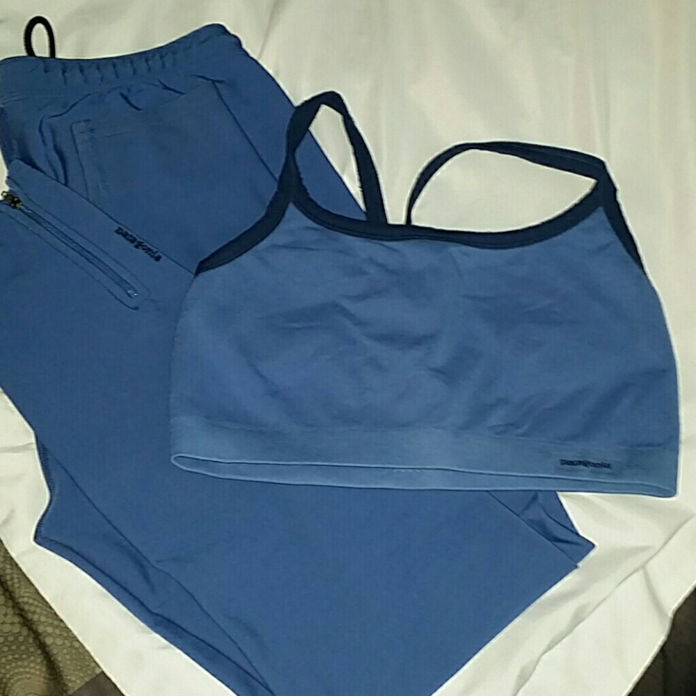 Patagonia 2 piece workout set, Size L